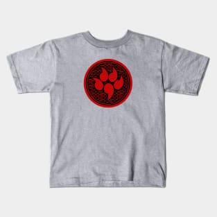 Samurai Rabbit Neko Ninja Emblem Kids T-Shirt